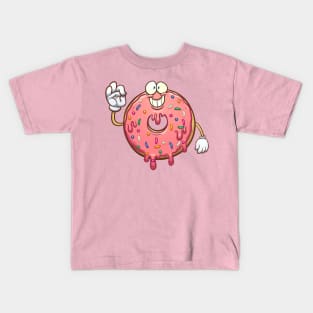 Cartoon donut Kids T-Shirt